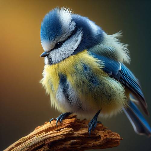 Blue chickadee