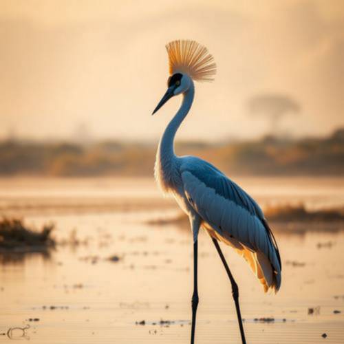Grey Crowned Crane